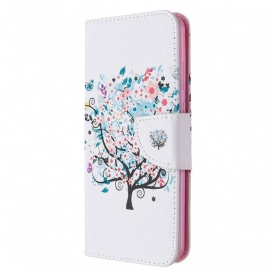 Folio-fodral För Huawei Y6p Blommigt Träd