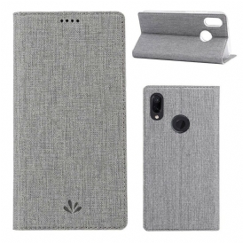 Folio-fodral För Huawei Y7 2019 Läderfodral Texturerad