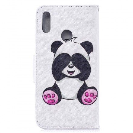 Folio-fodral För Huawei Y7 2019 Panda Kul