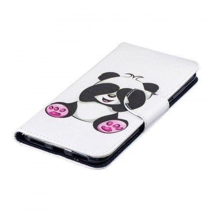 Folio-fodral För Huawei Y7 2019 Panda Kul