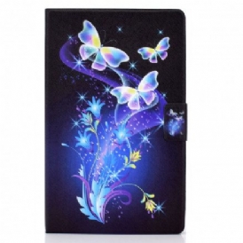 Läderfodral För Huawei MatePad New Magiska Fjärilar