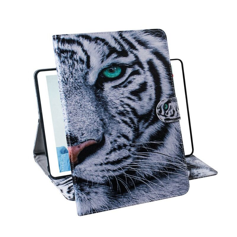 Läderfodral För Huawei MatePad T 8 Tigerhuvud