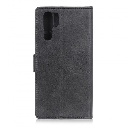 Läderfodral För Huawei P30 Pro Retro Matt Lädereffekt