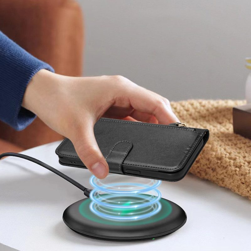 Läderfodral Huawei Nova 13 Pro Telefonfodral Plånbok Med Dragkedja