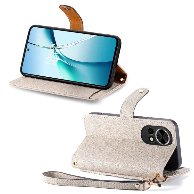 Läderfodral Huawei Nova 13 Telefonfodral Rfid-plånbok Med Hjärtmönster