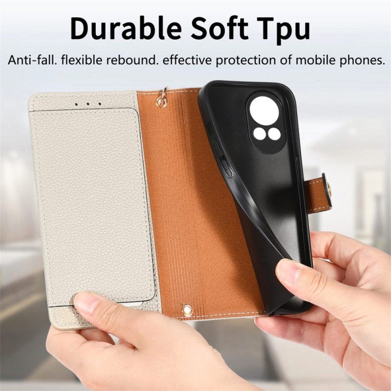 Läderfodral Huawei Nova 13 Telefonfodral Rfid-plånbok Med Hjärtmönster