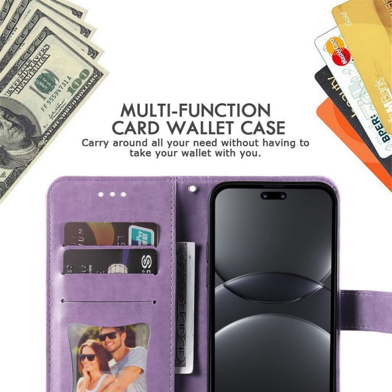 Läderskal Fodral Huawei Nova 13 Pro Mandalatryck