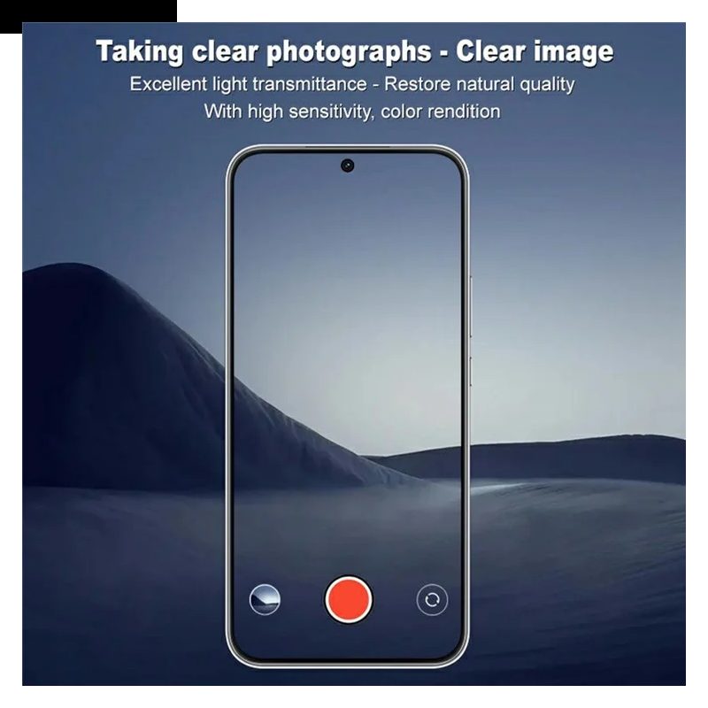 Linsskydd I Härdat Glas För Huawei Nova 13 (svart Version)