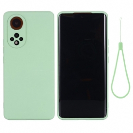 Mobilskal För Huawei Nova 9 / Honor 50 Flytande Silikon Med Snodd