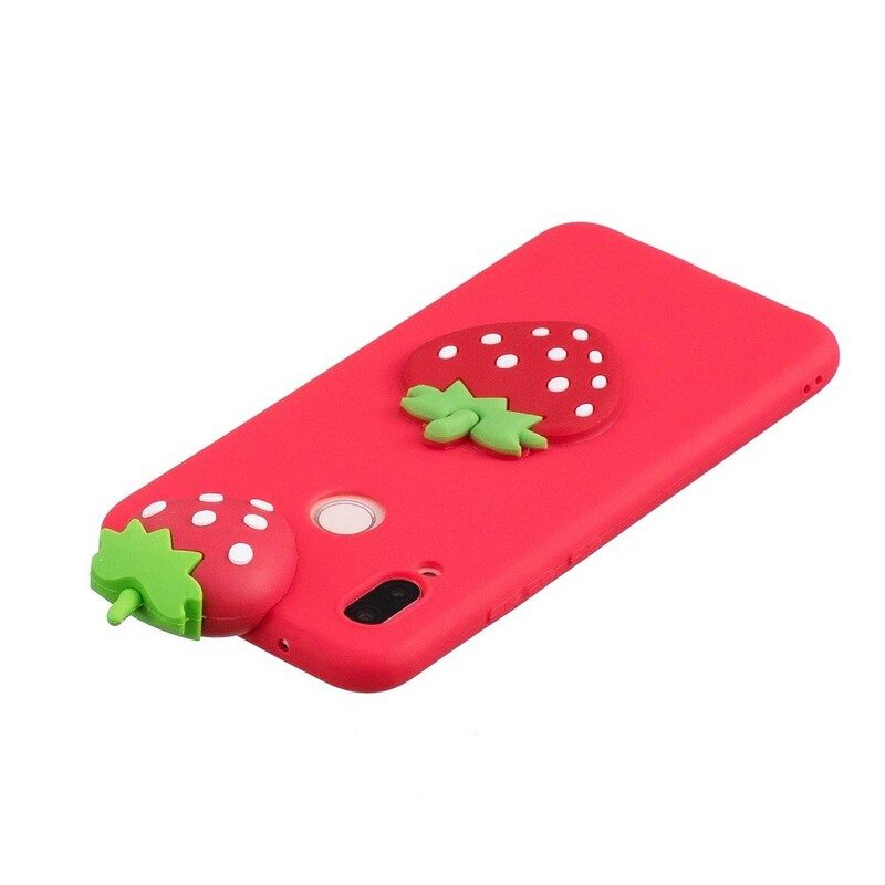 Mobilskal För Huawei P20 Lite 3d Strawberry