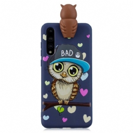 Mobilskal För Huawei P20 Pro 3d Bad Owl Fun