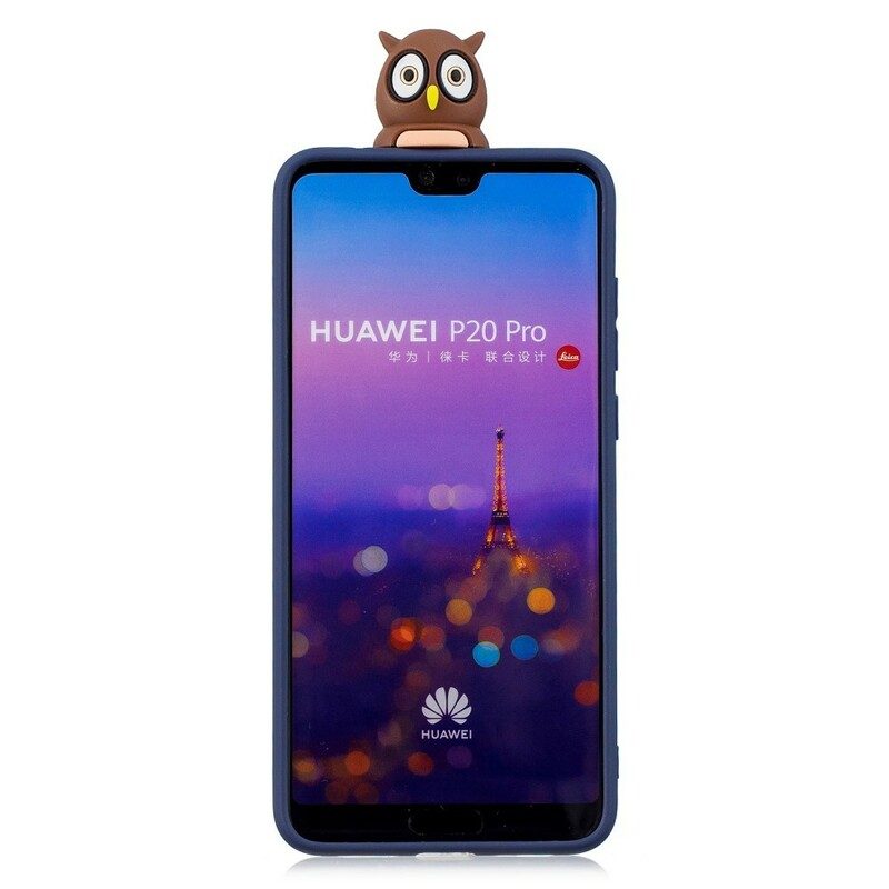 Mobilskal För Huawei P20 Pro 3d Bad Owl Fun