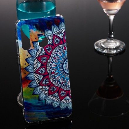 Mobilskal För Huawei P30 Lite Fluorescerande Färgglada Mandala