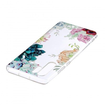 Mobilskal För Huawei P30 Pro Sömlösa Akvarellblommor