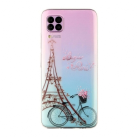 Mobilskal För Huawei P40 Lite Transparent Bonjour Paris