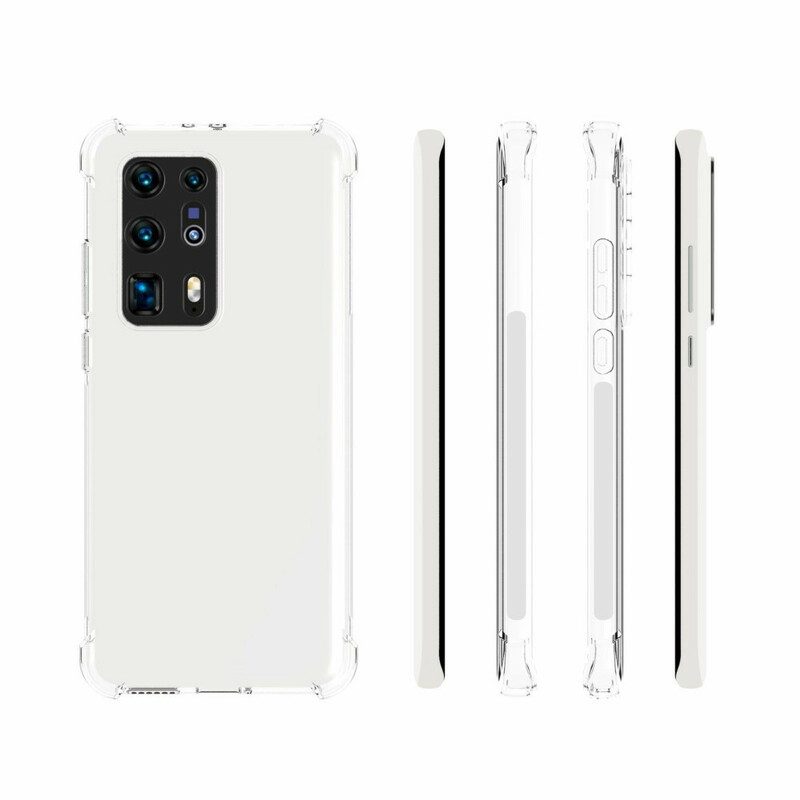 Mobilskal För Huawei P40 Pro Transparenta Förstärkta Hörn
