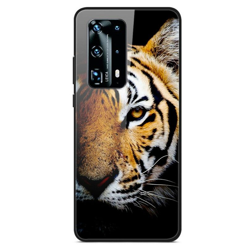 Mobilskal För Huawei P40 Realistiskt Tigerhärdat Glas
