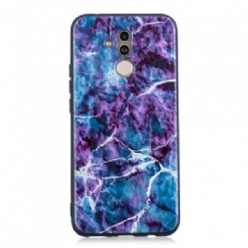 Skal För Huawei Mate 20 Lite Lila Marmor