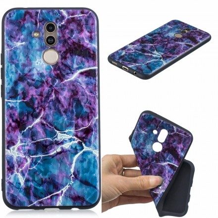 Skal För Huawei Mate 20 Lite Lila Marmor