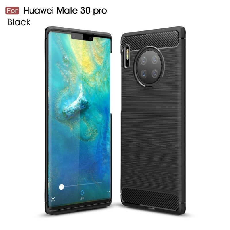 Skal För Huawei Mate 30 Pro Borstad Kolfiber