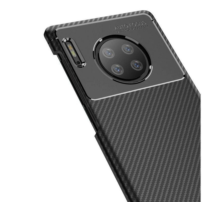 Skal För Huawei Mate 30 Pro Flexibel Kolfiberstruktur