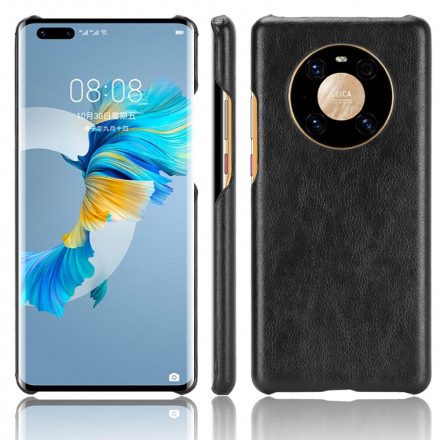 Skal För Huawei Mate 40 Pro Litchi-lädereffekt