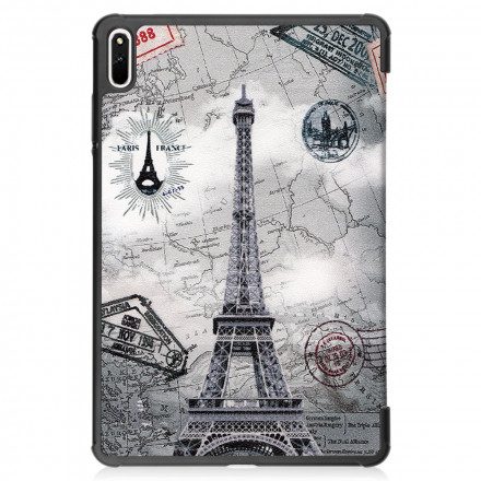 Skal För Huawei MatePad 11 Retro Eiffeltorn