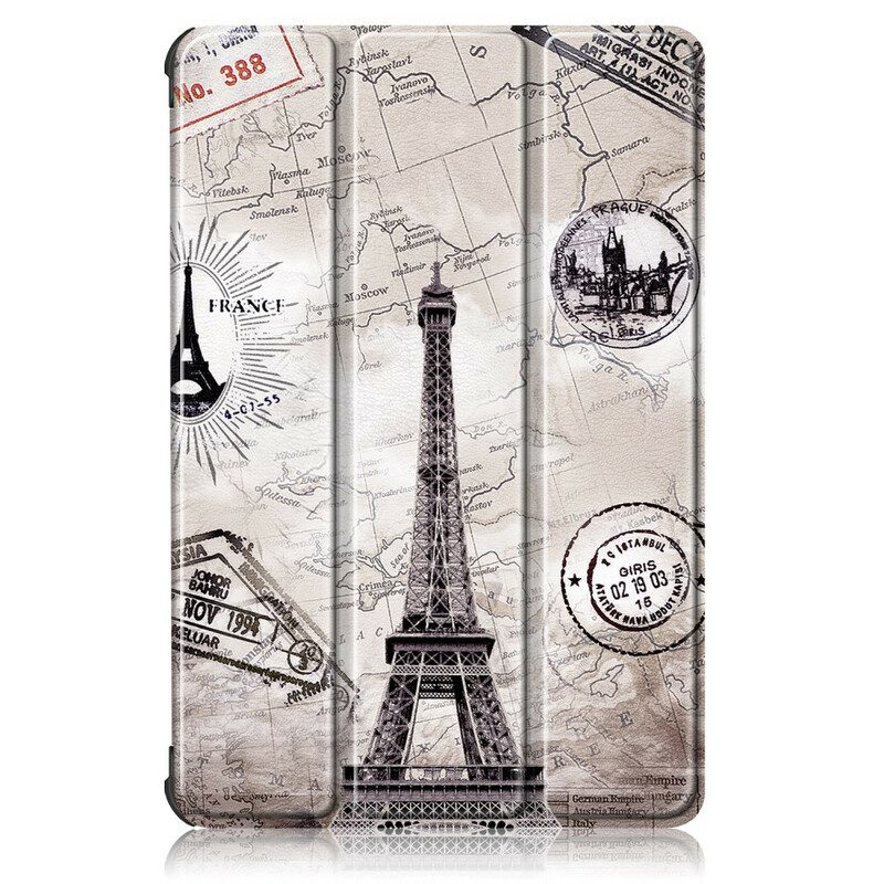 Skal För Huawei MatePad T 10s Förstärkt Retro Eiffeltorn