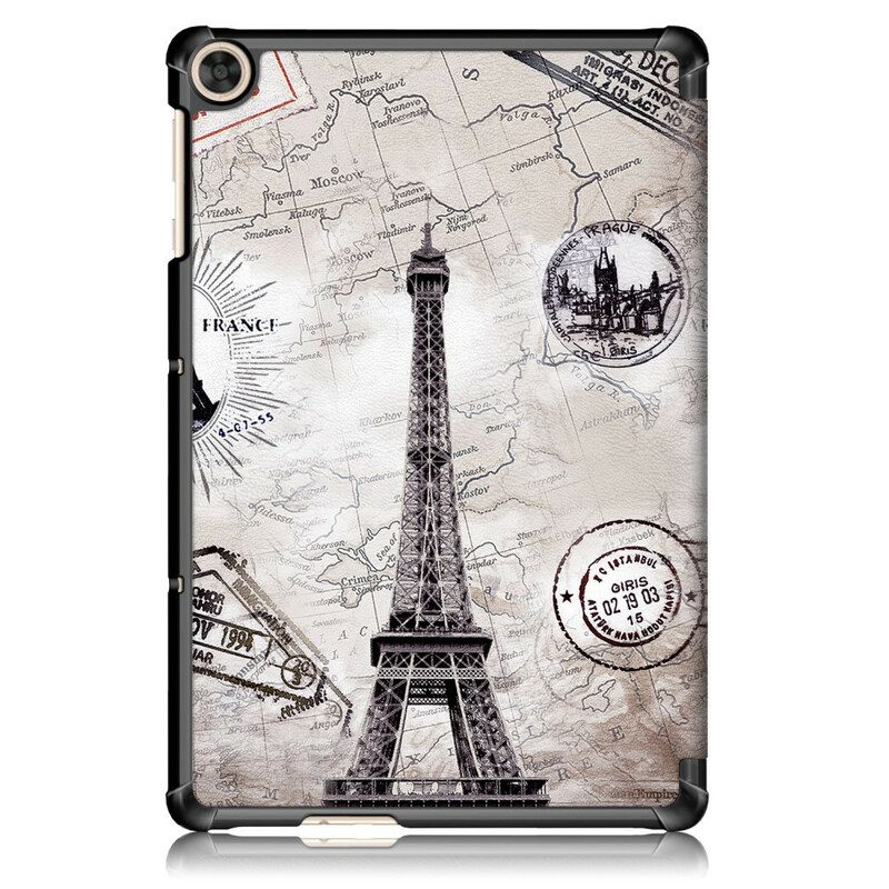Skal För Huawei MatePad T 10s Förstärkt Retro Eiffeltorn