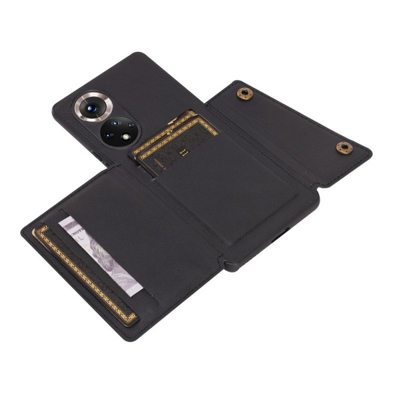 Skal För Huawei Nova 9 Pro / Honor 50 Pro Plånboksfodral Snap-plånbok