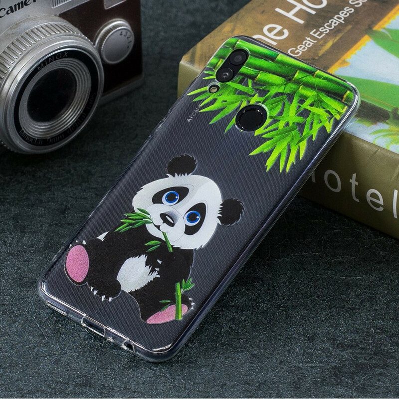 Skal För Huawei P Smart 2019 / Honor 10 Lite Transparent Panda Ät