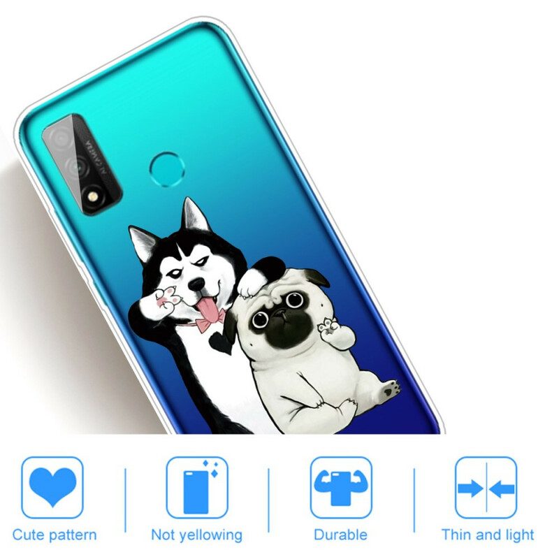 Skal För Huawei P Smart 2020 Roliga Hundar