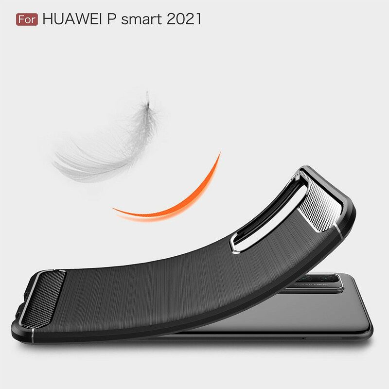 Skal För Huawei P Smart 2021 Borstad Kolfiber