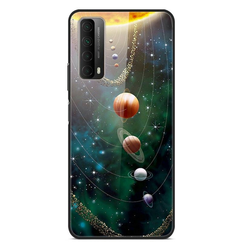 Skal För Huawei P Smart 2021 Solar System Planet Tempered Glass