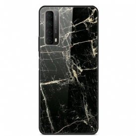 Skal För Huawei P Smart 2021 Supreme Marble Härdat Glas