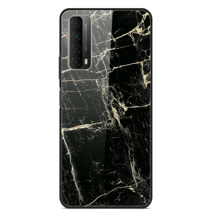 Skal För Huawei P Smart 2021 Supreme Marble Härdat Glas