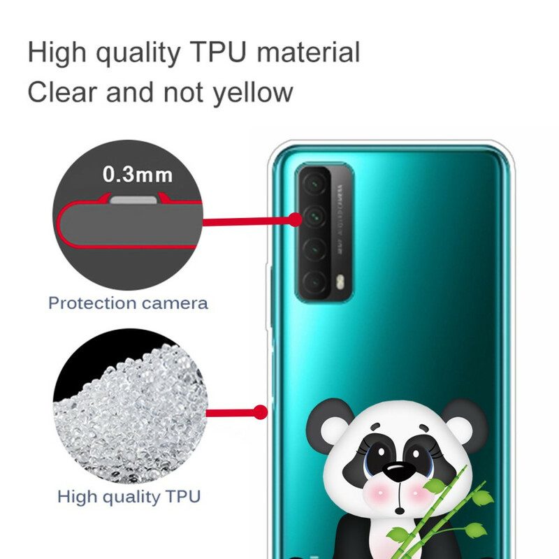 Skal För Huawei P Smart 2021 Transparent Sad Panda