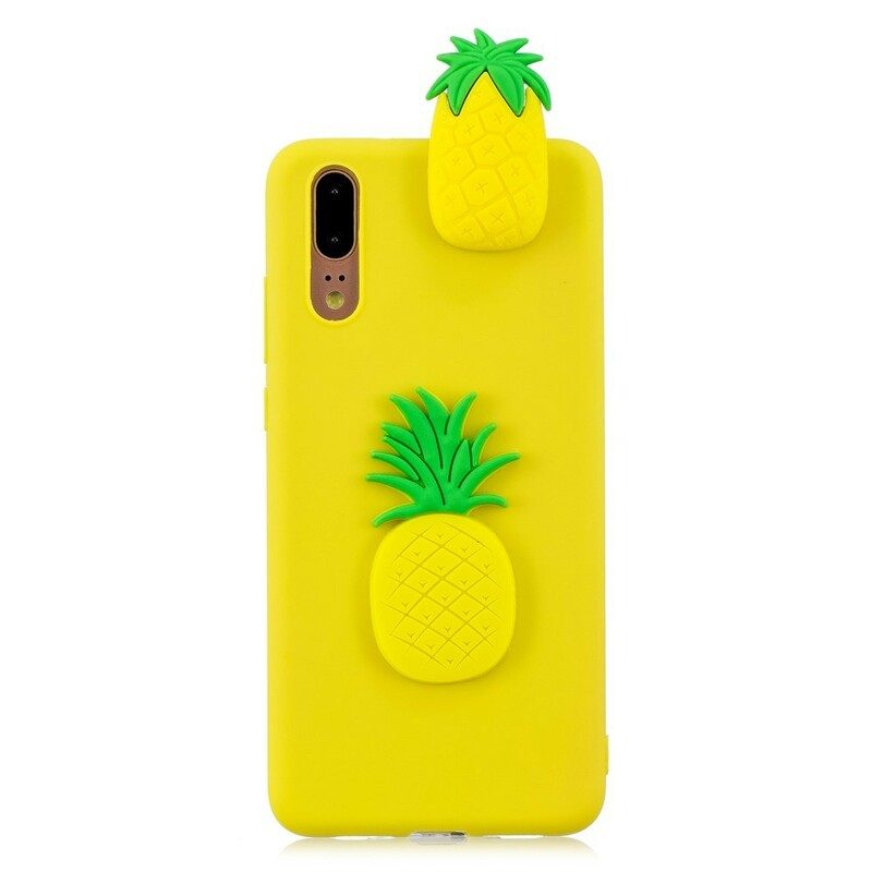 Skal För Huawei P20 3d Ananas