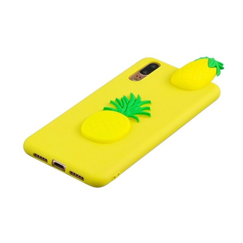 Skal För Huawei P20 3d Ananas