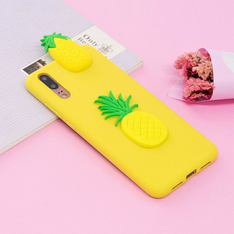 Skal För Huawei P20 3d Ananas