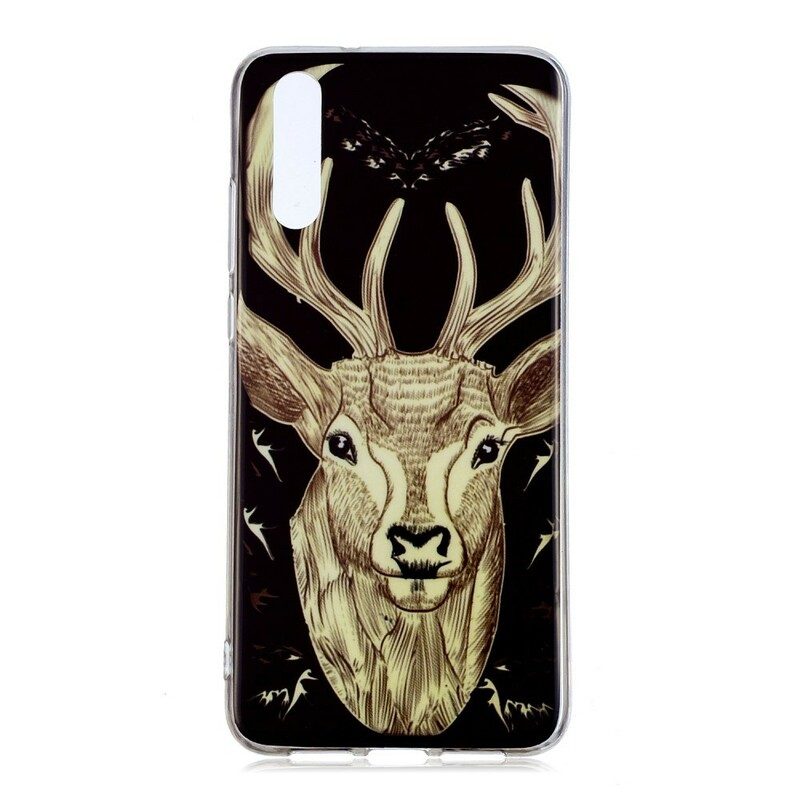 Skal För Huawei P20 Fluorescerande Majestic Stag