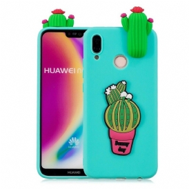 Skal För Huawei P20 Lite 3d Cactus Madness