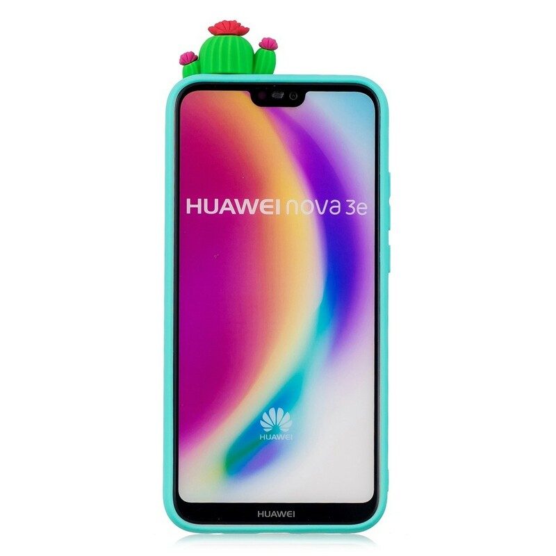 Skal För Huawei P20 Lite 3d Cactus Madness