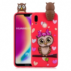 Skal För Huawei P20 Lite 3d Fröken Uggla