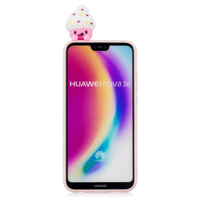 Skal För Huawei P20 Lite 3d Rolig Glass