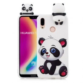 Skal För Huawei P20 Lite 3d Söt Panda