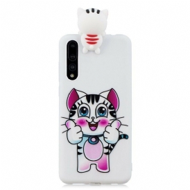 Skal För Huawei P20 Pro 3d Cat Fun
