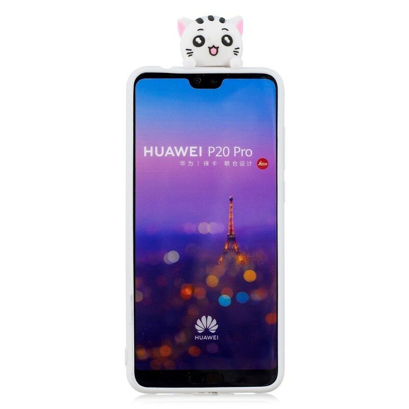 Skal För Huawei P20 Pro 3d Cat Fun