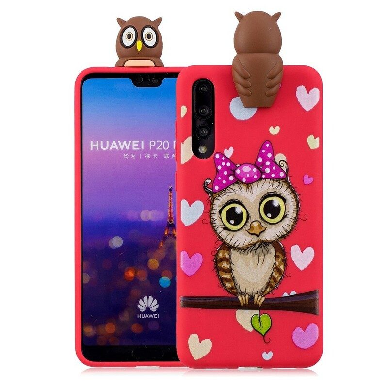 Skal För Huawei P20 Pro 3d Fröken Uggla