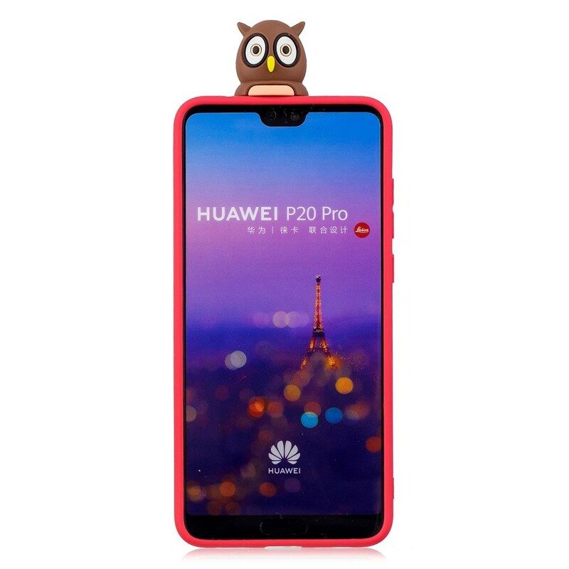Skal För Huawei P20 Pro 3d Fröken Uggla